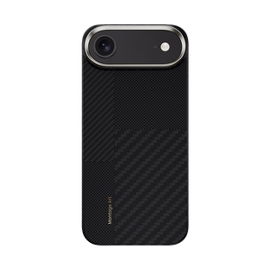 Benks Montage Magnetinė Armor Air Kevlar Dėklas Metalinis Rėmas 600D+1500D (MB68) ant Iphone 17 Air - juodas