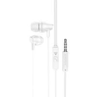 Borofone Earphones BM61 Wanderer with microphone white (damaged packaging)