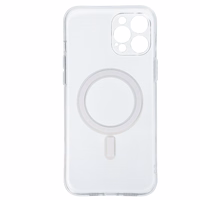 TEL PROTECT MagSilicone dėklas telefonui Iphone 12 Pro Max permatomas