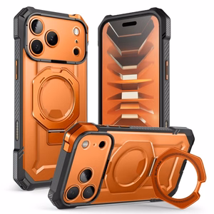 Supcase UB Grip Mag MagSafe dėklas iPhone 18 Pro / 17 Pro – oranžinis