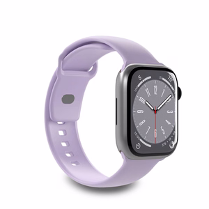 Puro Icon silikoninis dirželis Apple Watch 42/44/45/49 mm - levandų spalvos (2 vnt.)
