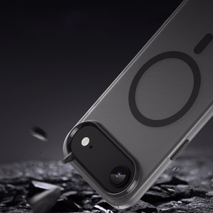 Magnetinis abrazyvinis dėklas telefonui iPhone 17 Air, suderinamas su MagSafe - matinė juoda