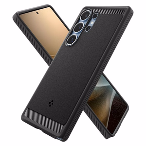 Spigen Rugged Armor Mag dėklas Samsung Galaxy S25 Ultra - juodas