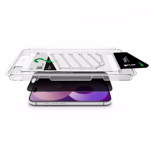 AmazingThing Radix +Care privatumo stiklas su montavimo rėmeliu, skirtas iPhone 18 Pro