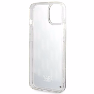 Dėklas telefonui Karl Lagerfeld KLHCP14MLMNMK iPhone 14 Plus 6.7\" juodas / juodas Liquid Glitter Monogram