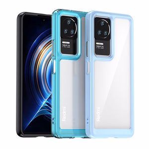 Чехол Outer Space для Xiaomi Poco F4 5G с гибкой рамкой чёрный