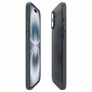 Spigen Liquid Air dėklas telefonui iPhone 16 - žalias