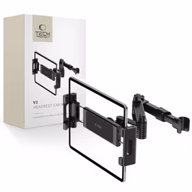 Tech-Protect V1 teleskopinis automobilinis laikiklis telefonui - juodas