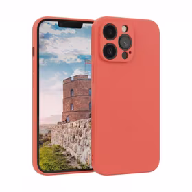 Dėklas "Liquid Silicone" Samsung S942 S26 persikų spalvos