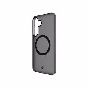 FORCELL F-PROTECT Lygiai su dviejų sluoksnių 4D technologija, militarinio kritimo testo suderinamas su MagSafe SAMSUNG S25 PLUS - dūminis juodas