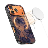 Tech-Protect Lamano MagSafe dėklas iPhone 17 Pro rudai violetinis