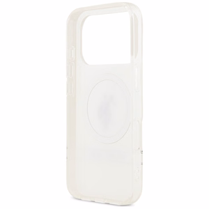 US Polo DH ir apatinės juostos logotipas Magnetinis dėklas telefonui iPhone 17 Pro - baltas