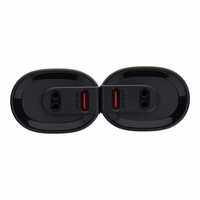 Išorinė baterija VEGER 2 x 5000 mAh su rankų šildytuvu 2,4A 2 vnt juoda ir sidabrinė