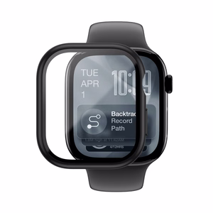 AmazingThing Radix grūdintas stiklas su dėklu Apple Watch Series 11 42mm - Juodas