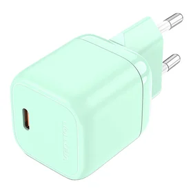 Vention FAKG0-EU USB-C GaN 30W maitinimo įkroviklis (žalias)