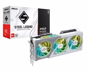 Graphics card. Asrock RX9060XT Steel Legend 16GB OC