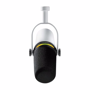 Shure MV7+-W – USB-C / XLR tinklalaidžių ir vokalinis mikrofonas, baltas
