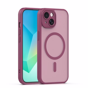 Mag Matt dėklas iPhone 13 6,1" kaštoninė