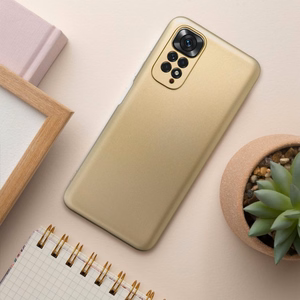 METALLIC dėklas telefonui XIAOMI Redmi NOTE 14 Pro Plus 5G auksinis