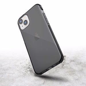 Raptic X-Doria skaidrus dėklas iPhone 14 šarvuotas dėklas pilkas