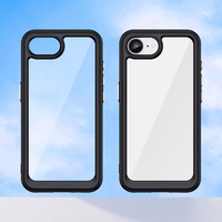 Outer Space dėklas telefonui iPhone 16e lankstus rėmo dangtelis - juodas