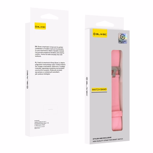 Blavec universali laikrodžio juosta SB-01 Active silikoninė rožinė