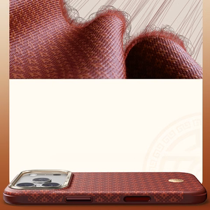 Benks ArmorGrid Edge X9 Air Navigator kevlaro dėklas (C.K.FL.AP.RD.X070) iPhone 18 Pro Max/17 Pro Max, raudonas (Sawy Red)