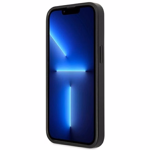 Guess GUHCP13LP4TPK iPhone 13 Pro / 13 6.1 Blue/Blue hardcase 4G Triangle Logo Cardslot