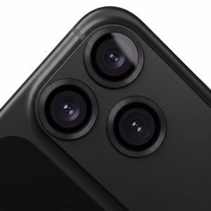 Juodas TFO kameros objektyvų apsauginių stiklų rinkinys – „Apple iPhone 18 Pro“ modeliui