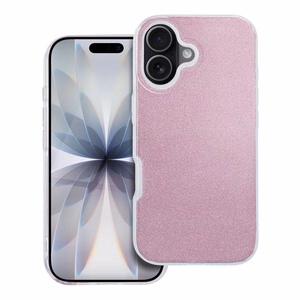 Švytintis dėklas telefonui IPHONE 17 - rožinis