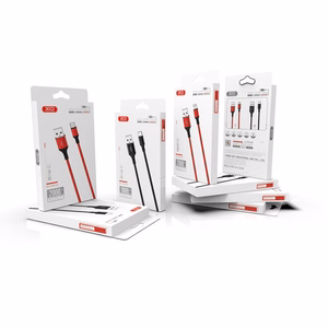 XO laidas NB143 USB - Lightning 1,0 m 2,4A, juodas
