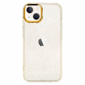 Tel Protect Gold Glitter dėklas iPhone 14 auksinis