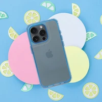 MATRIX skaidrus dėklas telefonui IPHONE 16e (SE 4 2025) mėlynos spalvos