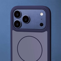 Frame Thin Mag dėklas for iPhone 14 Pro 6,1" tamsiai mėlynas