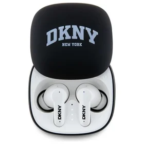 Belaidės ausinės TWS DKNY 3D Rubber Matte Finish DKTWS3DNYAK juodos spalvos