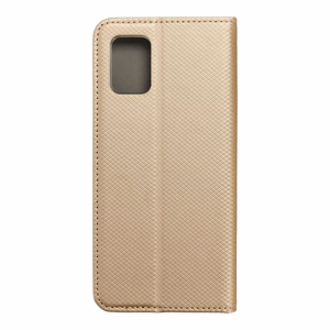 SMART Dėklas telefonui Book SAMSUNG A51 5G auksinis