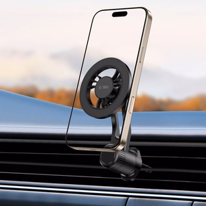 Tech-Protect N56 MagSafe magnetinis automobilinis oro angos laikiklis - juodas