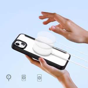 Dėklas Dux Ducis Skin X Pro Apple iPhone 15 Plus juodas