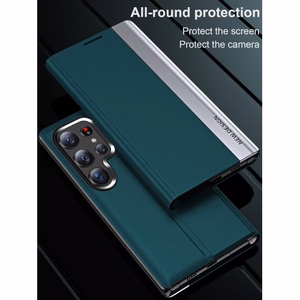 Telefono dėklas "Sleep Case Pro" Samsung S931 S25 žalias