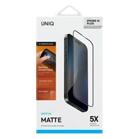 Uniq Optix matinio grūdinto stiklo apsauga su aplikatoriumi iPhone 16 Plus