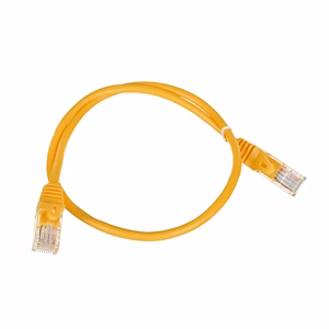 A-LAN KKU5ZOL0.5 tinklo kabelis geltonas 0.5 m Cat5e U/UTP (UTP)