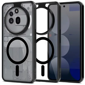 Tech-Protect MagMat MagSafe dėklas telefonui Nothing Phone 3A Pro (m) - skaidrus juodas (m)