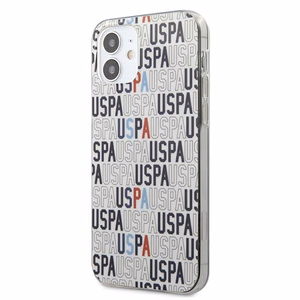 US Polo USHCP12SPCUSPA6 Logo Mania Collection dėklas, skirtas iPhone 12 mini 5.4", baltas
