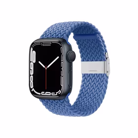 Crong Wave Band – Braided Apple Watch dirželis 44/45/46/49mm (mėlynas)