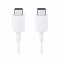 Samsung EP-DN975BWE USB-C - USB-C 5A 1m kabelis (didmeninė – pakaitinė pakuotė) – baltas