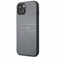 Guess GUHCP13SPSASBGR iPhone 13 mini 5.4" pilkas/pilkas Saffiano Dirželis