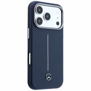 Mercedes odinis Iconic Line MagSafe dėklas iPhone 17 Pro Max - tamsiai mėlynas