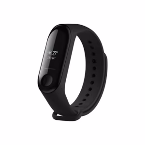 FIXED FIXSSTB-1414-BK – силиконовый ремешок для часов, Xiaomi Mi Band 3/4, чёрный