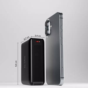 SBS Išorinė baterija 20000mAh 65W PD AFC USB-C USB-A - skirtas nešiojamiems kompiuteriams, planšetėms ir išmaniesiems telefonams - juoda
