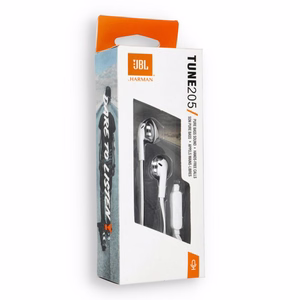 JBL T205 проводные внутриканальные наушники белые